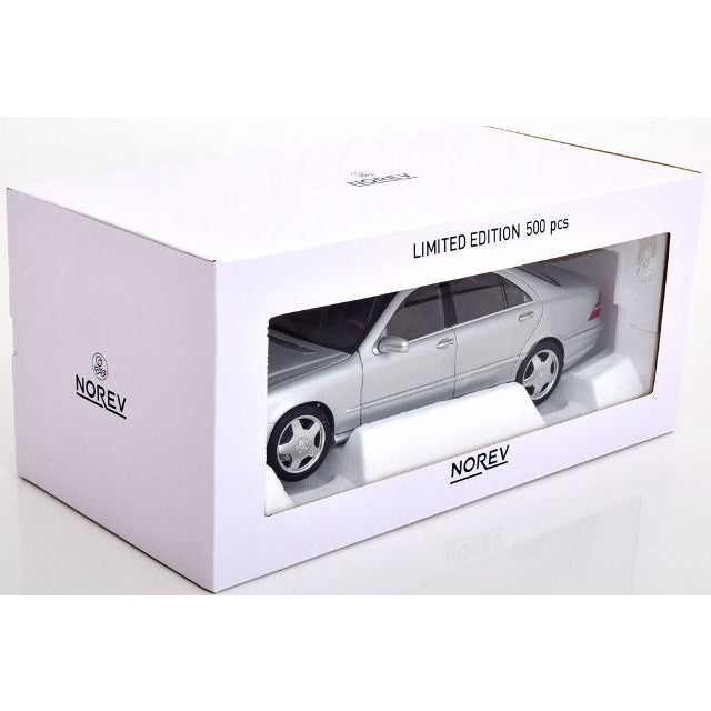 【予約安心出荷】[MDL] 1/18 メルセデス S55 AMG W220 2000(シルバー) MODELISSIMO特注品 完成品 ミニカー(183816) NOREV(ノレブ)(2025年9月)