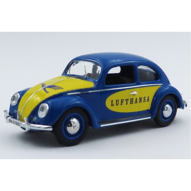 【新品即納】[MDL] 1/43 フォルクスワーゲン ビートル 1957 ブルー ルフトハンザ 完成品 ミニカー(RIO4748) RIO(リオ)(20250331)