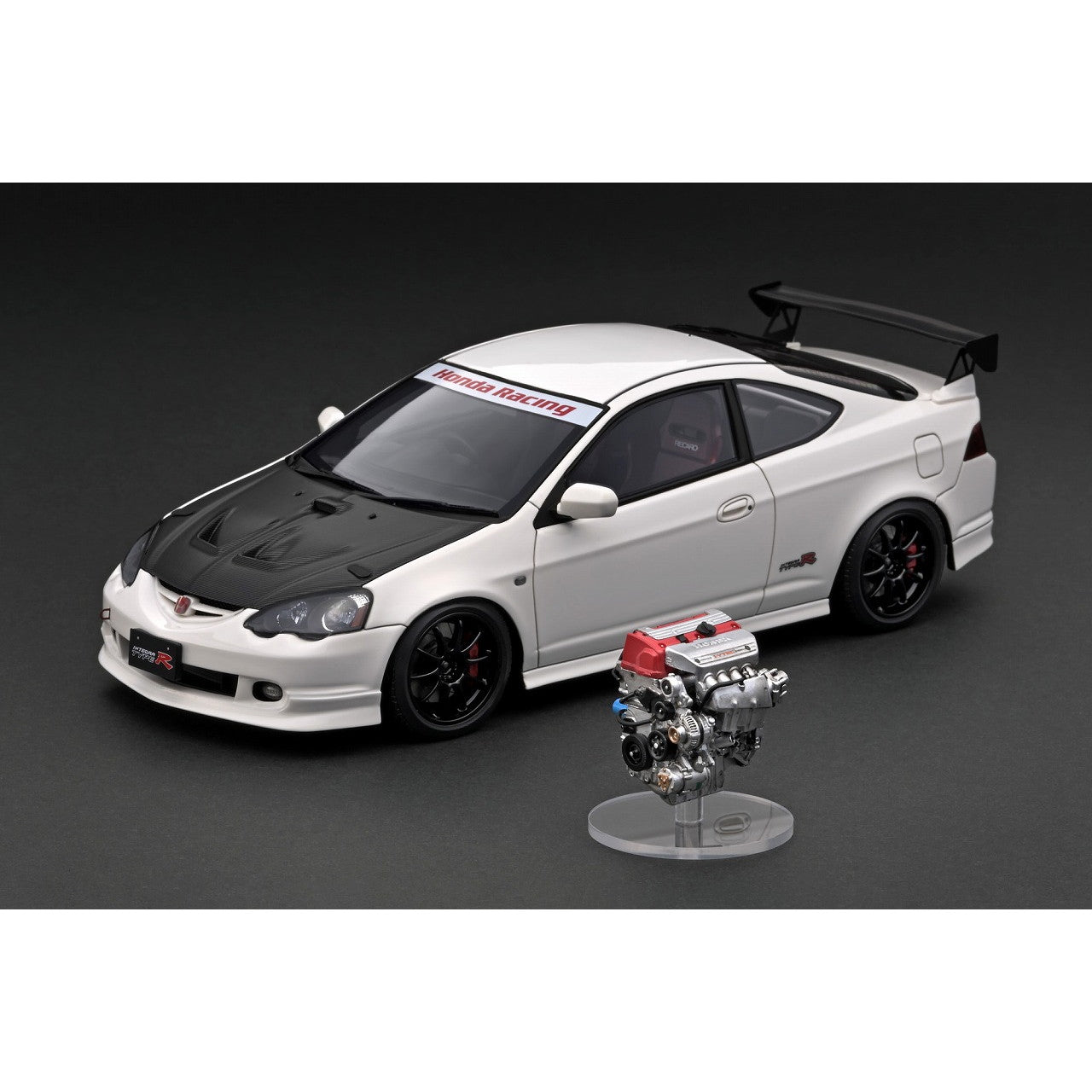 【新品即納】[MDL] (再販) 1/18 Honda INTEGRA(インテグラ)(DC5) TYPE R White(ホワイト) With Engine 完成品 ミニカー(IG3324) ignition model(イグニッションモデル)(20250331)