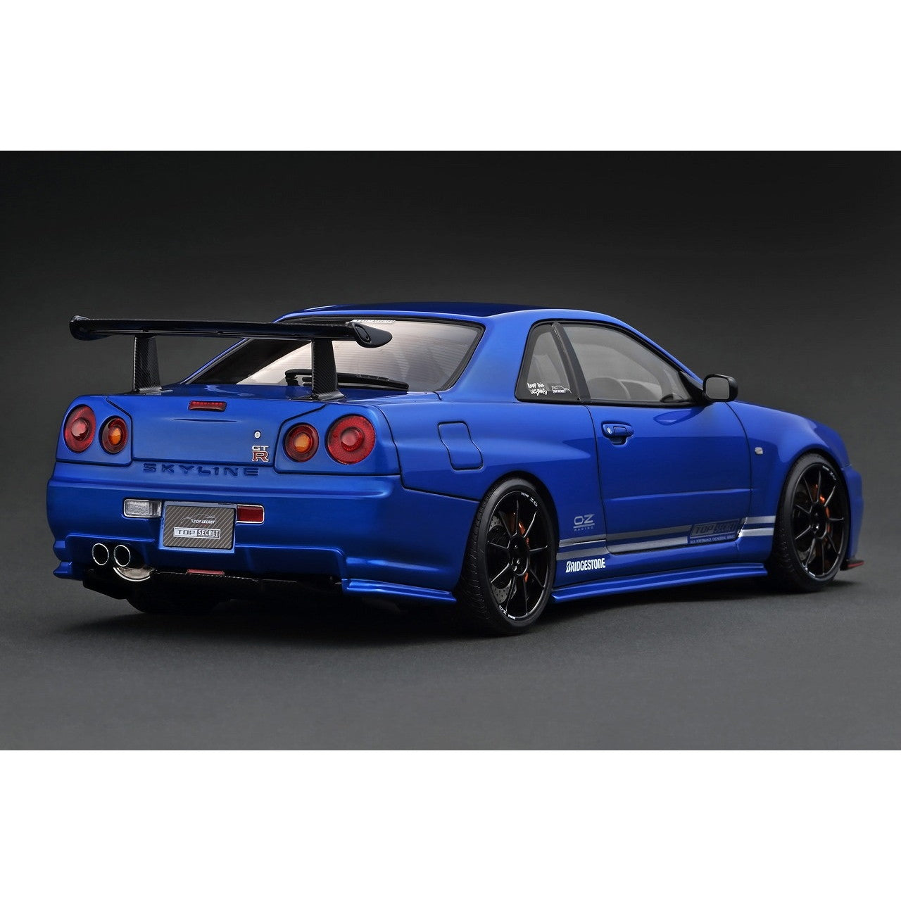 【新品即納】[MDL] 1/18 TOP SECRET(トップシークレット) 34GT-R(BNR34) Blue Metallic(ブルーメタリック) 完成品 ミニカー(IG3641) ignition model(イグニッションモデル)(20250531)