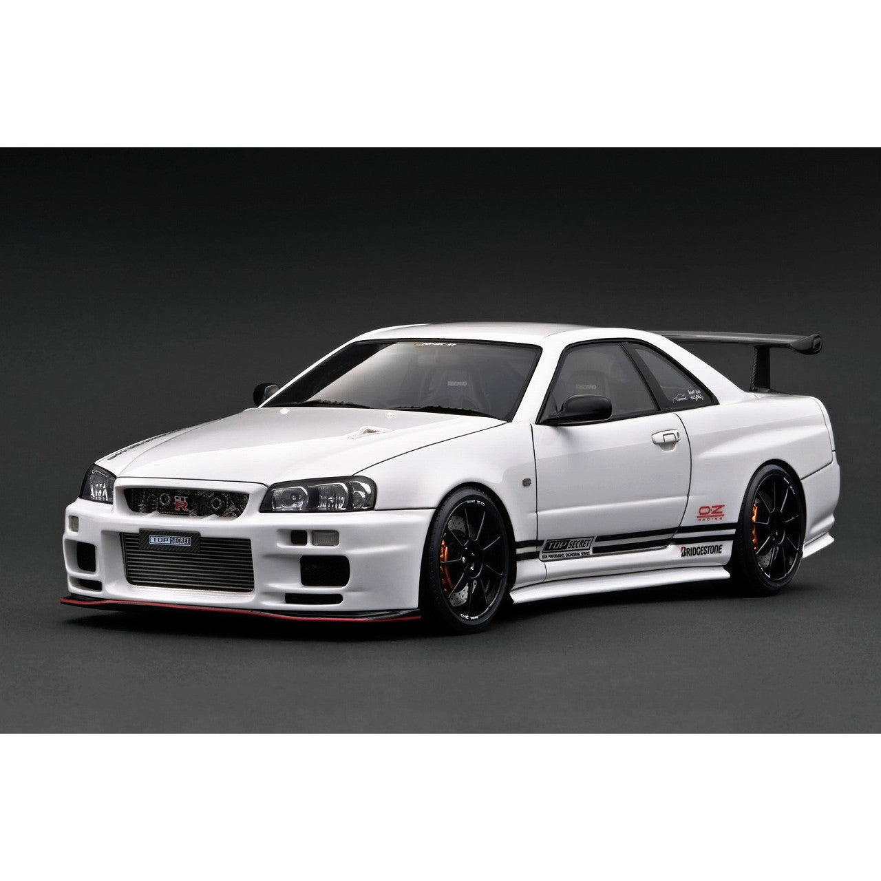 【新品】【お取り寄せ】[MDL] 1/18 TOP SECRET(トップシークレット) 34GT-R(BNR34) White(ホワイト) 完成品 ミニカー(IG3642) ignition model(イグニッションモデル)(20250523)