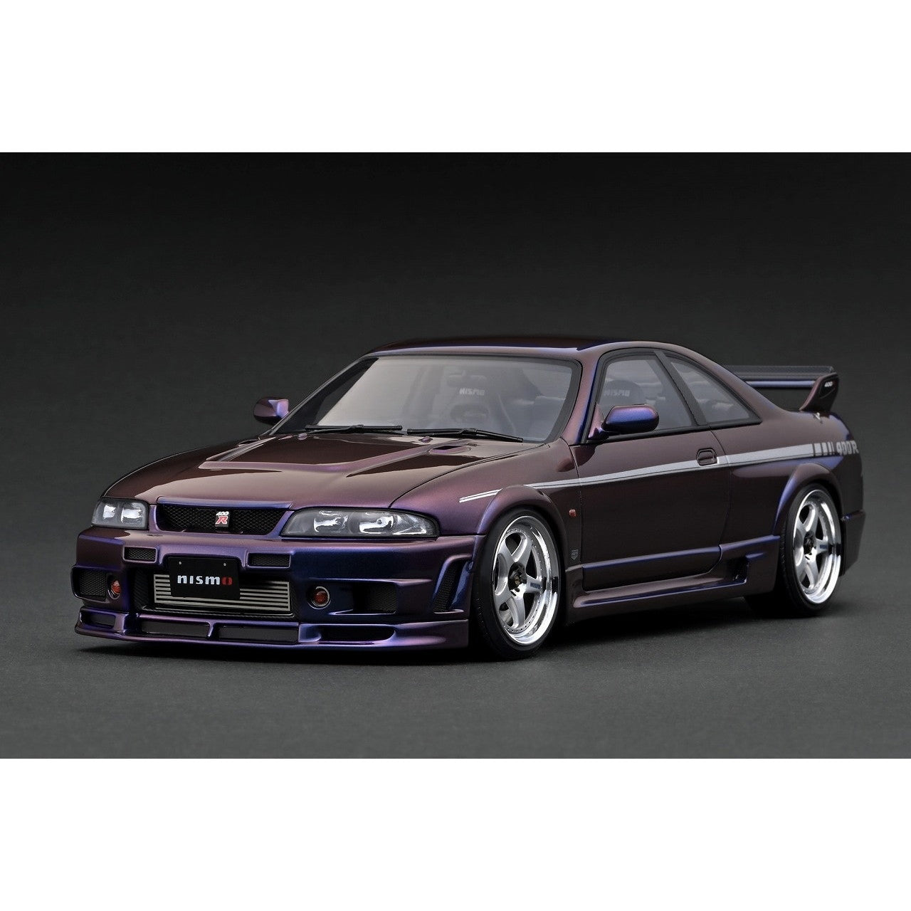 【新品即納】[MDL] 1/18 NISMO(ニスモ) 400R(BCNR33) Midnight Purple(ミッドナイトパープル) 完成品 ミニカー(IG3657) ignition model(イグニッションモデル)(20250621)