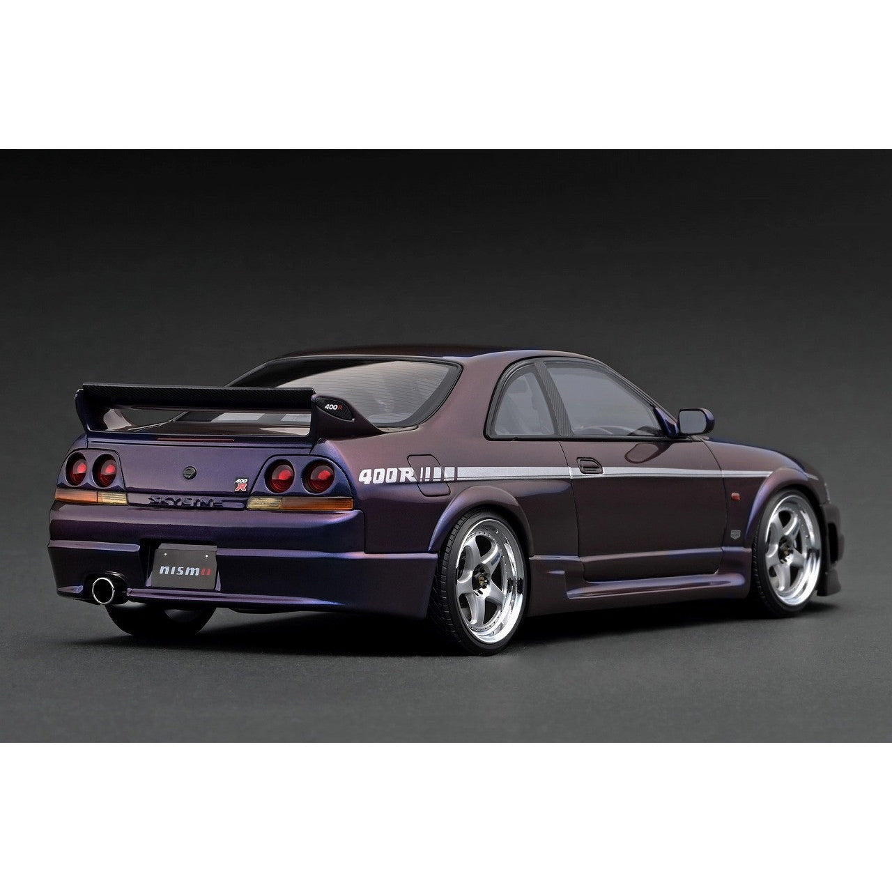 【新品即納】[MDL] 1/18 NISMO(ニスモ) 400R(BCNR33) Midnight Purple(ミッドナイトパープル) 完成品 ミニカー(IG3657) ignition model(イグニッションモデル)(20250621)
