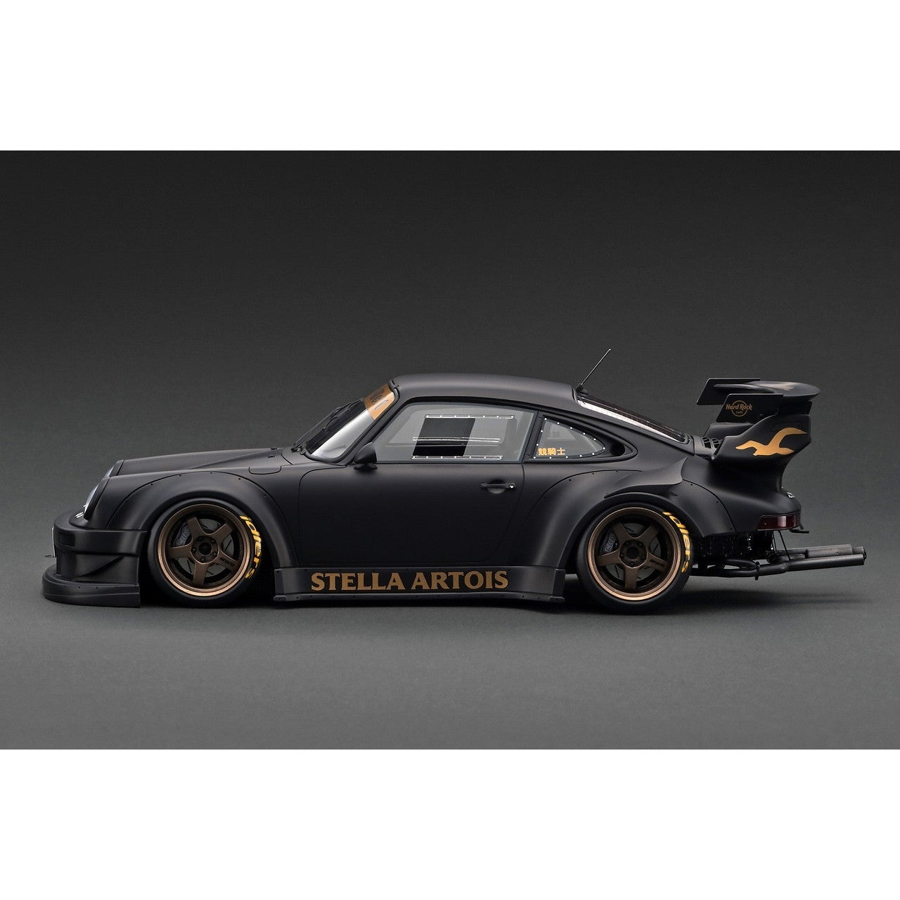 【新品即納】[MDL] 1/18 RWB(アールダブリュービー) 930 Matte Black(マットブラック) 完成品 ミニカー(IG3695) ignition model(イグニッションモデル)(20250523)