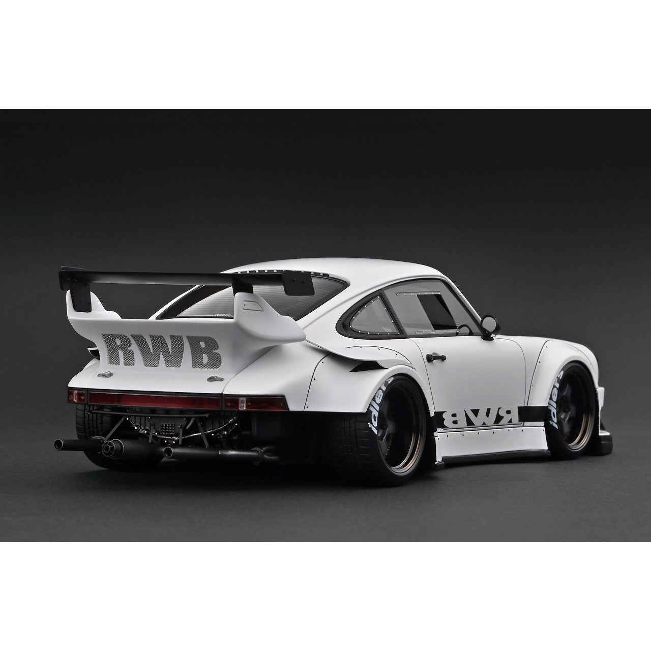 【新品即納】[MDL] 1/18 RWB(アールダブリュービー) 930 Matte White (マットホワイト) 完成品 ミニカー(IG3669) ignition model(イグニッションモデル)(20250621)