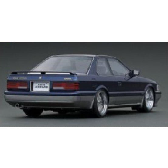 【新品即納】[MDL] 1/18 Nissan Leopard Ultima(レパード アルティマ) V30 TWINCAM TURBO (F31) Dark Blue/Silver(ダークブルー×シルバー) 完成品 ミニカー(IG3817) ignition model(イグニッションモデル)(20250719)