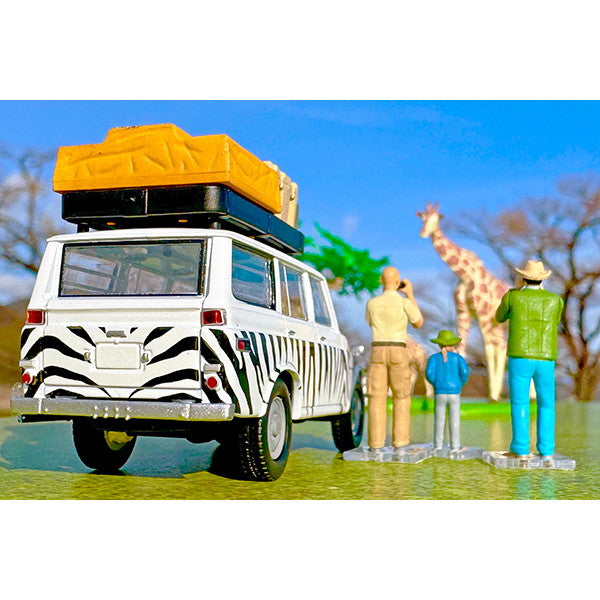 【新品即納】[MDL] 海洋堂×トミカリミテッドヴィンテージ ジオコレ64 #カースナップ28a 1/64 サファリ1(トヨタ ランドクルーザー FJ56V型付属) 完成品 ミニカー(330554) TOMYTEC(トミーテック)(20250712)