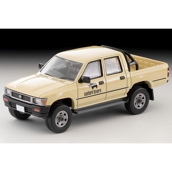 【新品即納】[MDL] 海洋堂×トミカリミテッドヴィンテージ ジオコレ64 #カースナップ29a 1/64 サファリ2(トヨタ ハイラックス4WDピックアップ ダブルキャブ付属) 完成品 ミニカー(330561) TOMYTEC(トミーテック)(20250712)