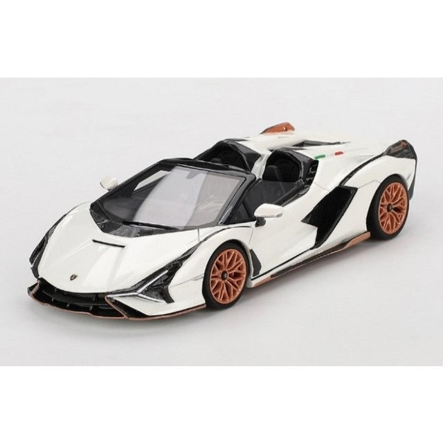 【新品即納】[MDL] 1/43 ランボルギーニ シアン ロードスター Bianco Asopo(ホワイト) 完成品 ミニカー(TSM430832) TSM(トゥルースケールミニチュアズ)(20250531)