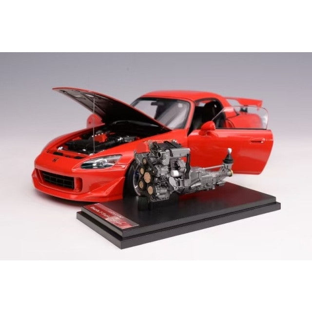 【新品即納】[MDL] 1/18 ホンダ S2000 TYPE S 2007(ニューフォーミュラレッド) 完成品 ミニカー(M85112) MOTORHELIX(モーターヘリックス)(20250731)