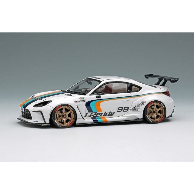 【新品即納】[MDL] EIDOLON(アイドロン) 1/43 TRUST GReddy GR86 Turbo(トラスト グレッディ GR86 ターボ) Tokyo Auto Salon 2023 クリスタルホワイトパール 完成品 ミニカー(EM664) アイドロン(EIDOLON)(20250731)