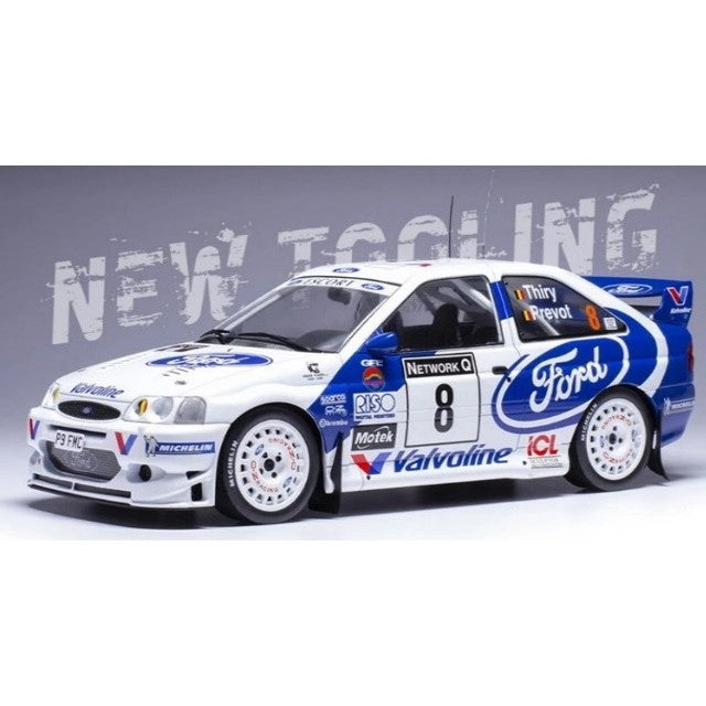 【新品即納】[MDL] 1/18 フォード エスコート WRC 1998年 RACラリー #8 Thiry/Prevot 完成品 ミニカー(18RMC170B) IXO Models(イクソモデルス)(20250323)