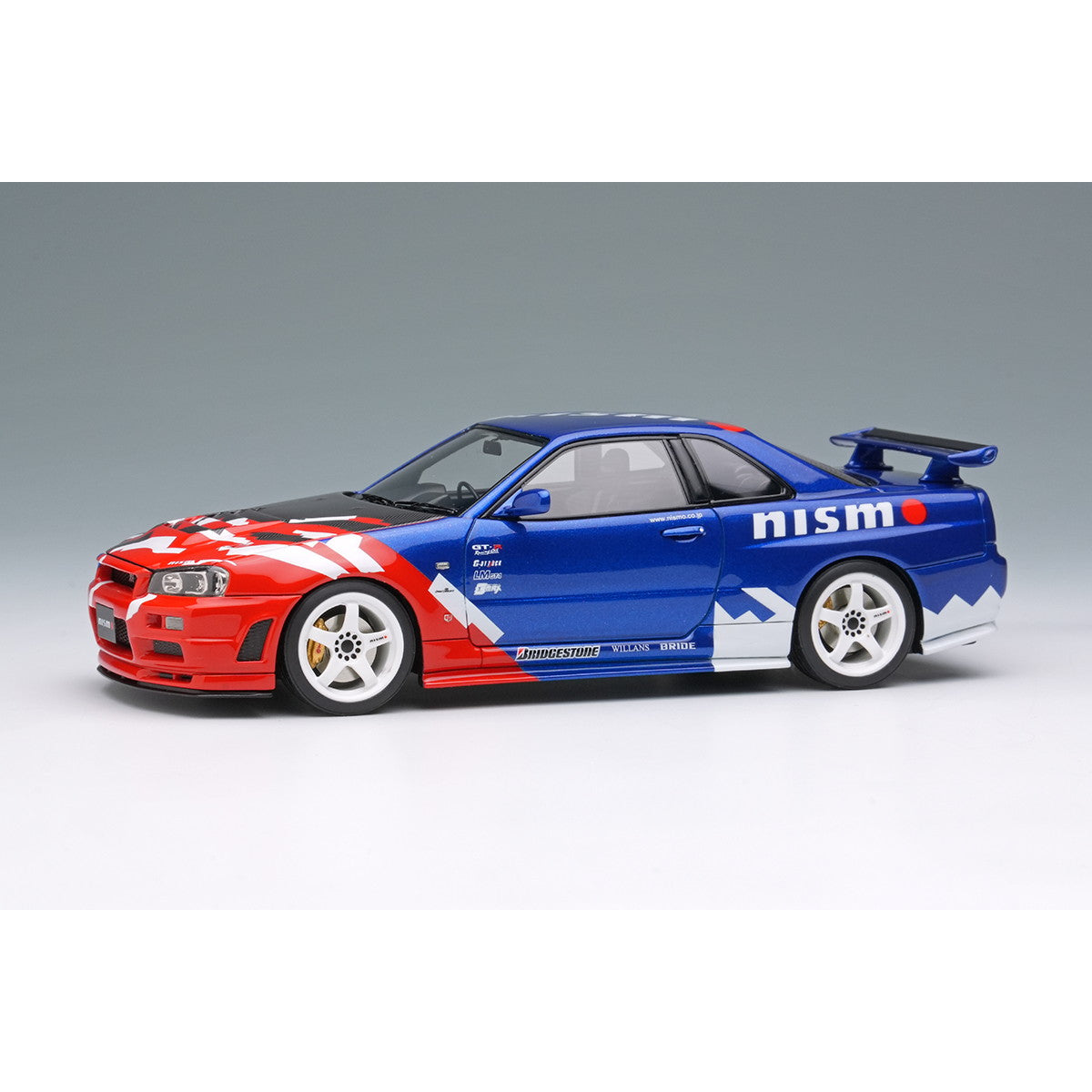 【新品即納】[MDL] 1/43 日産 スカイライン GT-R(BNR34 NISMO R-tune) ローンチバージョン 東京オートサロン2000 完成品 ミニカー(EM771) アイドロン(EIDOLON)(20250731)