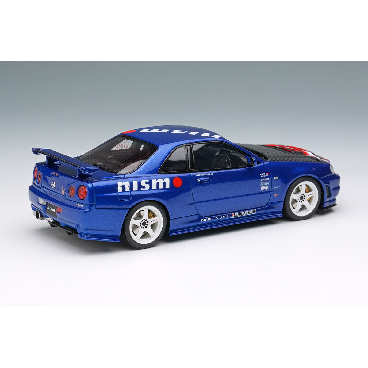 【新品即納】[MDL] 1/43 日産 スカイライン GT-R(BNR34 NISMO R-tune) ローンチバージョン 東京オートサロン2000 完成品 ミニカー(EM771) アイドロン(EIDOLON)(20250731)