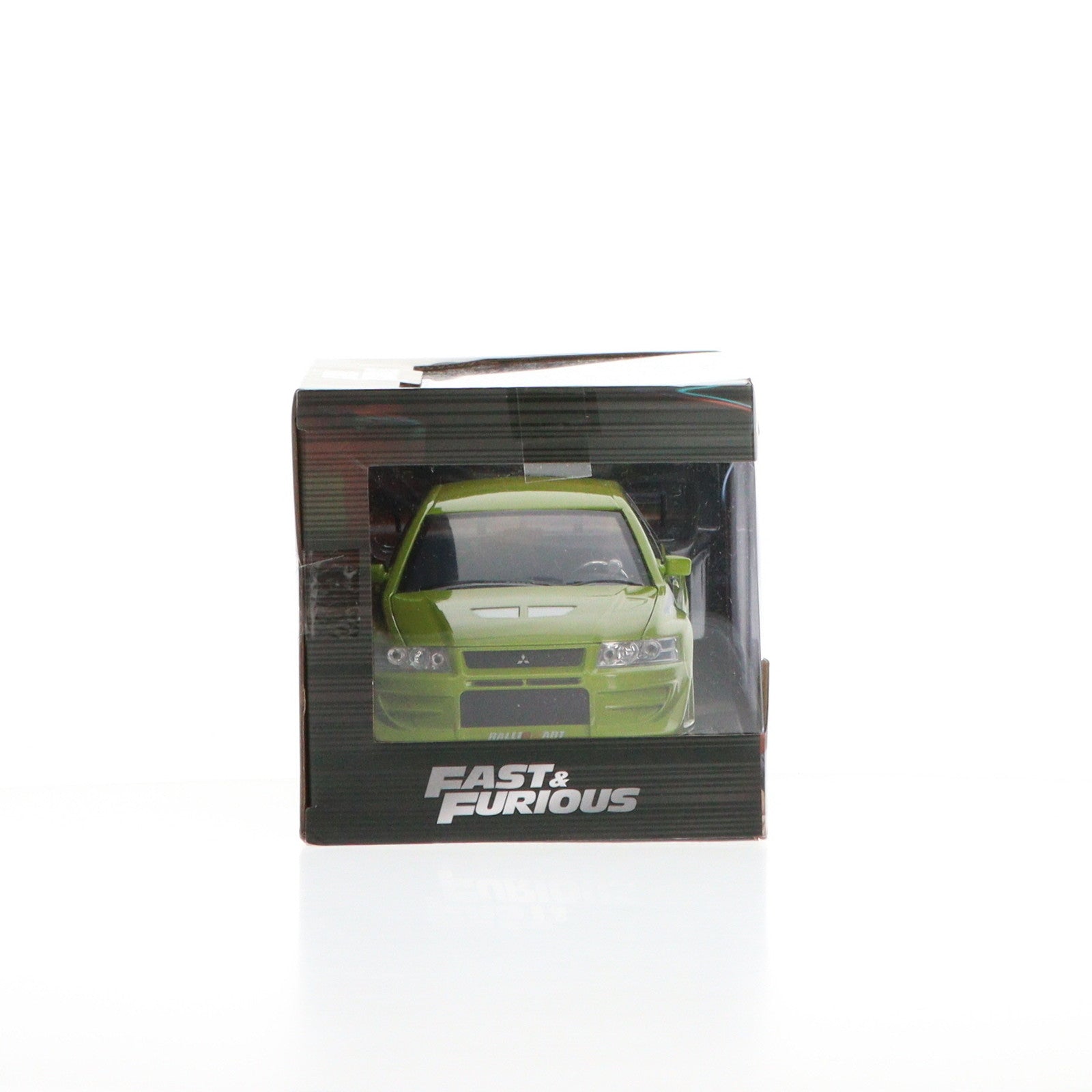 【中古即納】[MDL] 1/24 BRIAN'S MITSUBISHI LANCER EVOLUTION(ランサーエボリューション) VII(イエローグリーン) ワイルド・スピード 完成品 ミニカー(99788) Jada Toys(ジャダトイズ)(20181231)