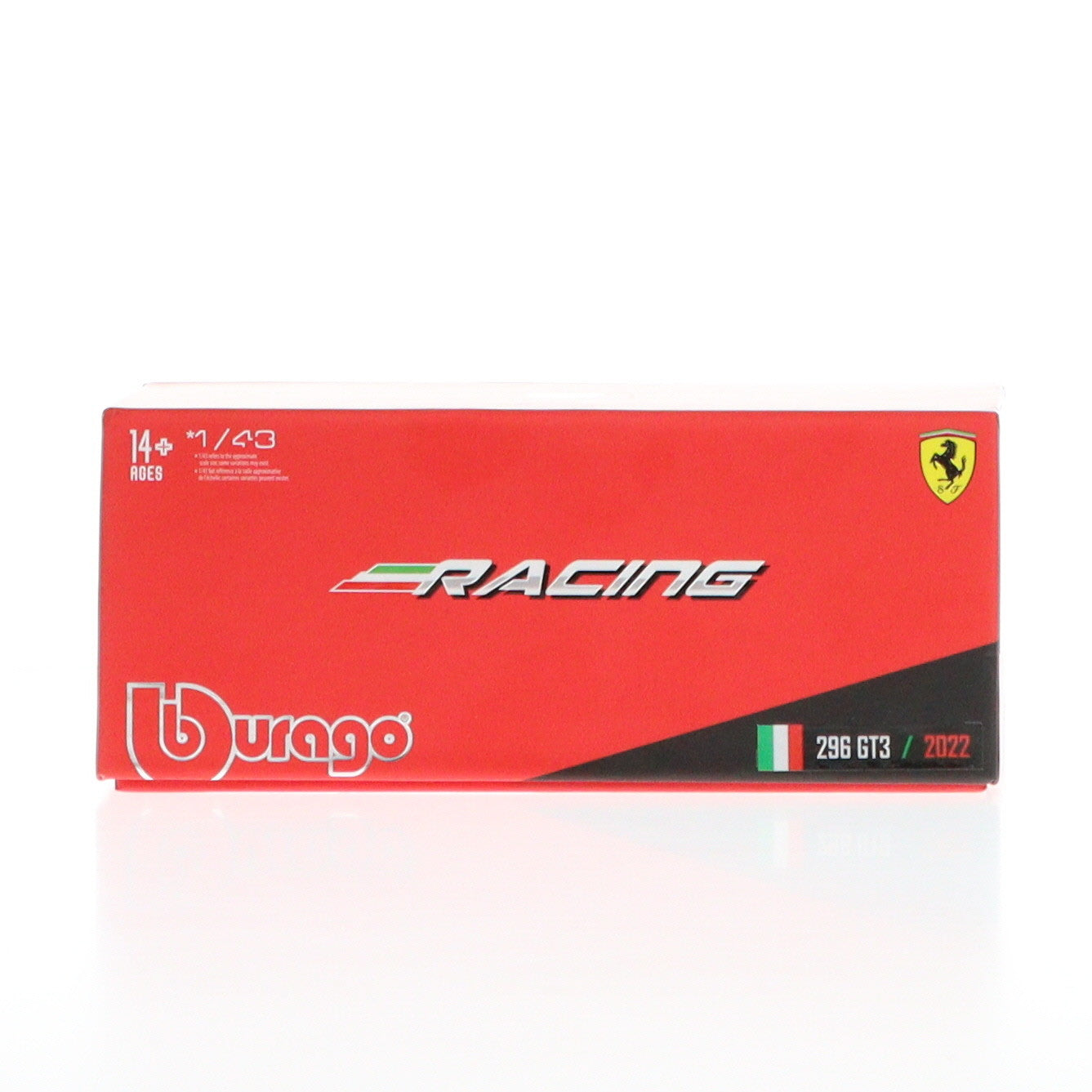 【中古即納】[MDL] 1/43 Ferrari(フェラーリ) 296 GT3 year 2022 レッド 完成品 ミニカー(18-36313) BBURAGO(ブラゴ)(20231231)