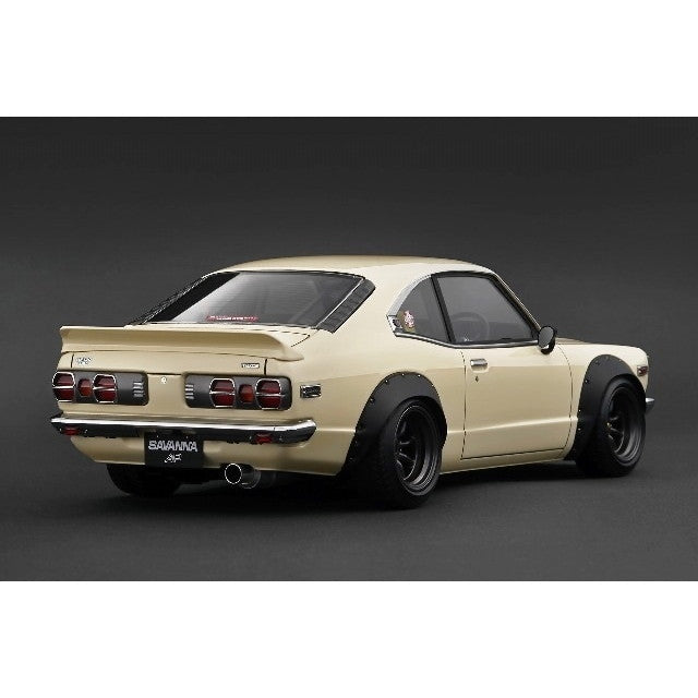 【新品即納】[MDL] 1/18 Mazda Savanna(マツダ サバンナ)(S124A) Semi Works White(ホワイト) 完成品 ミニカー(IG3730) ignition model(イグニッションモデル)(20250823)