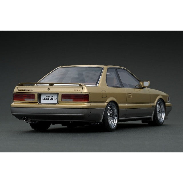 【中古即納】[MDL] 1/18 Nissan(ニッサン) Leopard(レオパード) Ultima V30TWINCAM TURBO(F31) Gold/Silver 完成品 ミニカー(IG3815) ignition model(イグニッションモデル)(20250719)