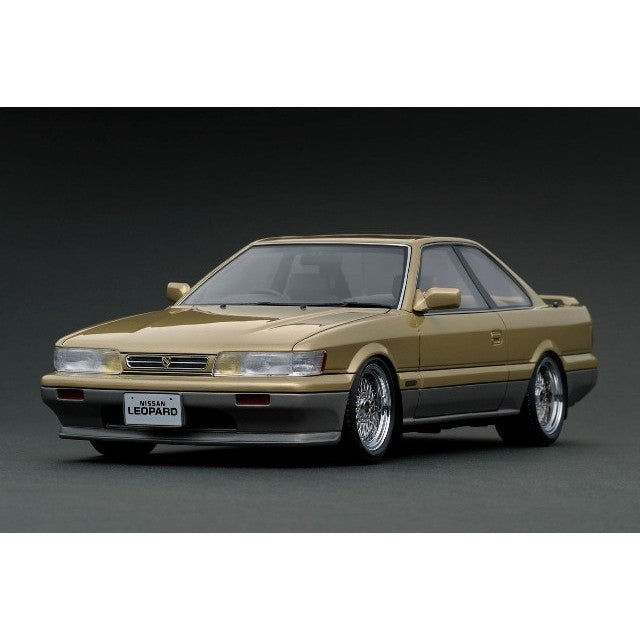 【中古即納】[MDL] 1/18 Nissan(ニッサン) Leopard(レオパード) Ultima V30TWINCAM TURBO(F31) Gold/Silver 完成品 ミニカー(IG3815) ignition model(イグニッションモデル)(20250719)