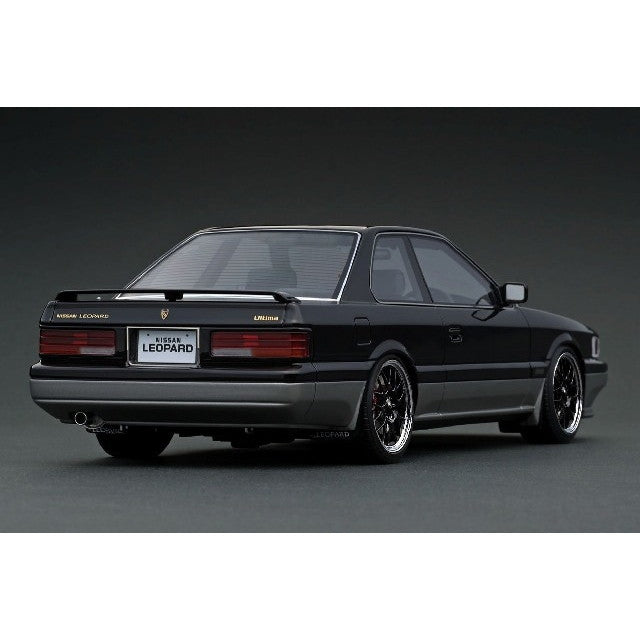 【新品即納】[MDL] 1/18 Nissan(ニッサン) Leopard(レオパード) Ultima V30TWINCAM TURBO(F31) Black/Silver 完成品 ミニカー(IG3818) ignition model(イグニッションモデル)(20250719)