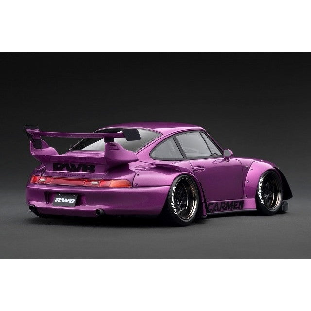 【新品即納】[MDL] 1/18 RWB 993 Purple Metallic(パープルメタリック) 完成品 ミニカー(IG3623) ignition model(イグニッションモデル)(20250719)