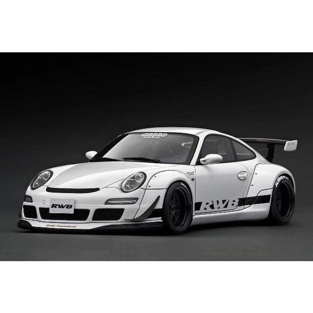 【新品】【お取り寄せ】[MDL] 1/18 RWB 997 GT3 White(ホワイト) 完成品 ミニカー(IG3779) ignition model(イグニッションモデル)(20250621)