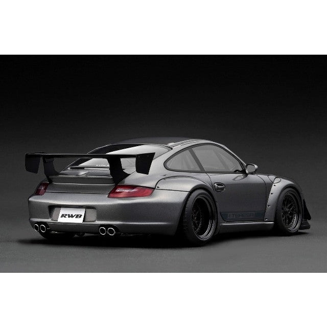 【新品即納】[MDL] 1/18 RWB 997 Gun Metallic(ガンメタリック) 完成品 ミニカー(IG3780) ignition model(イグニッションモデル)(20250621)