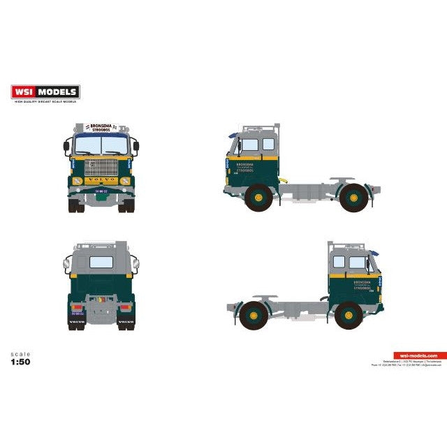 【予約安心出荷】[MDL] 1/50 Bronsema Stroobos VOLVO F88 4X2 完成品 ミニカー(01-4878) WSI MODELS(2025年11月)