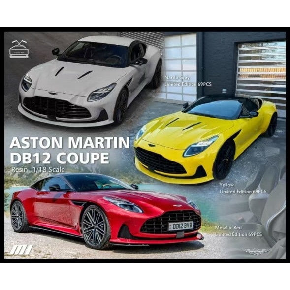 【新品即納】[MDL] 1/18 Aston Martin(アストンマーティン) DB12 Coupe(クーペ) Metallic Red 完成品 ミニカー(MH027MR) MOTORHELIX(モーターヘリックス)(20250831)