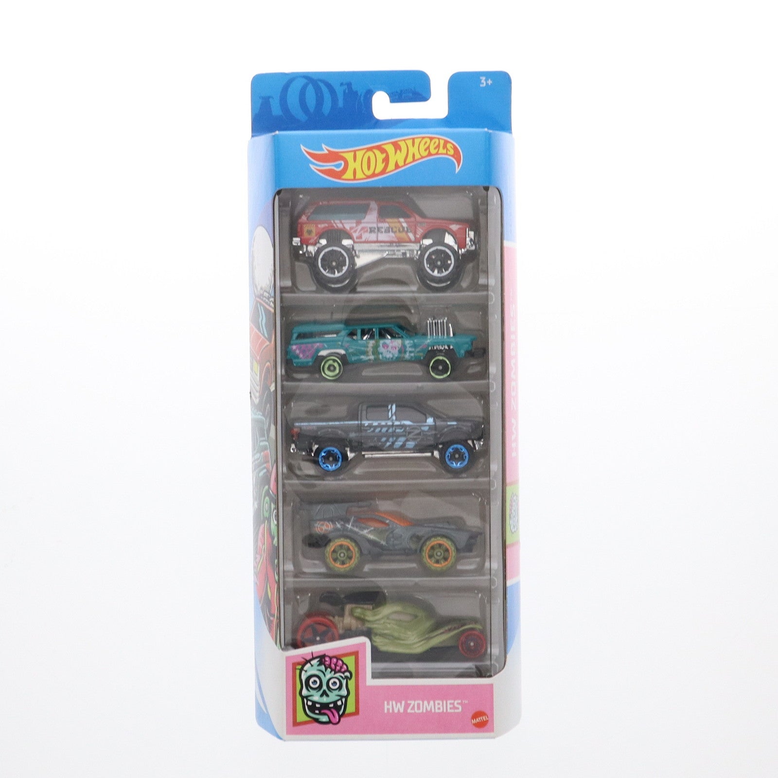 【中古即納】[MDL] Hot Wheels(ホットウィール) HW ZOMBIES(5台セット) 1/64 完成品ミニカー(GTN42) Mattel(マテル)(20210101)