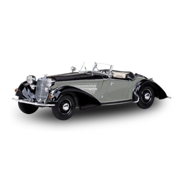 【新品即納】[MDL] 1/18 ホルヒ 855 ロードスター 1939年 ブラック/シルバー 完成品 ミニカー(2410) SUN STAR(サンスター)(20250531)
