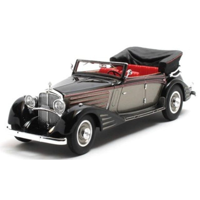 【新品即納】[MDL] 1/43 マイバッハ ツェッペリン DS8 Cabriolet by Spohn 1934 ブルー/グレー 完成品 ミニカー(MX41301011) MATRIX(マトリックス)(20250531)