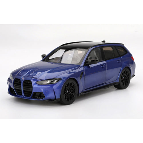 【新品即納】[MDL] 1/18 BMW M3 ツーリング M ポルティマオブルーメタリック(開閉式) 完成品 ミニカー(TSM181029) TSM(トゥルースケールミニチュアズ)(20250731)