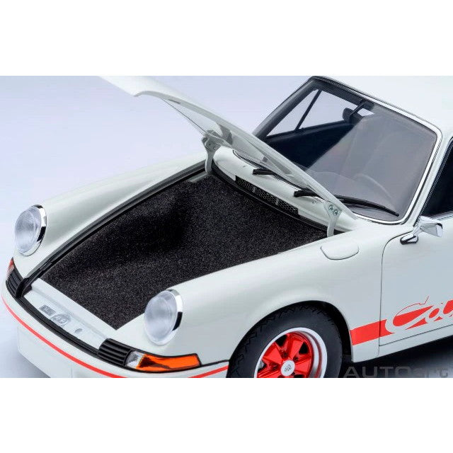 【新品即納】[MDL] オートアート・コンポジットモデルシリーズ 1/18 ポルシェ 911 カレラ 2.7 RS(グランプリホワイト×レッド・ストライプ) 完成品 ミニカー(78030) AUTOart(オートアート)(20250531)