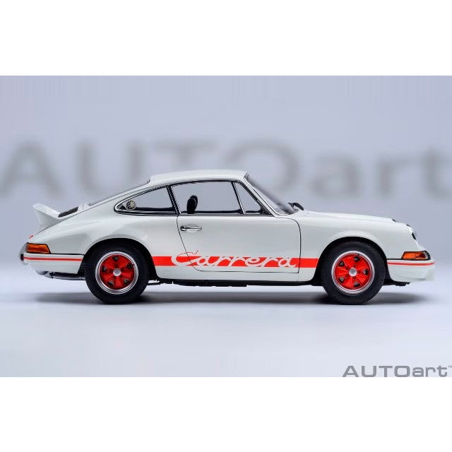【新品即納】[MDL] オートアート・コンポジットモデルシリーズ 1/18 ポルシェ 911 カレラ 2.7 RS(グランプリホワイト×レッド・ストライプ) 完成品 ミニカー(78030) AUTOart(オートアート)(20250531)