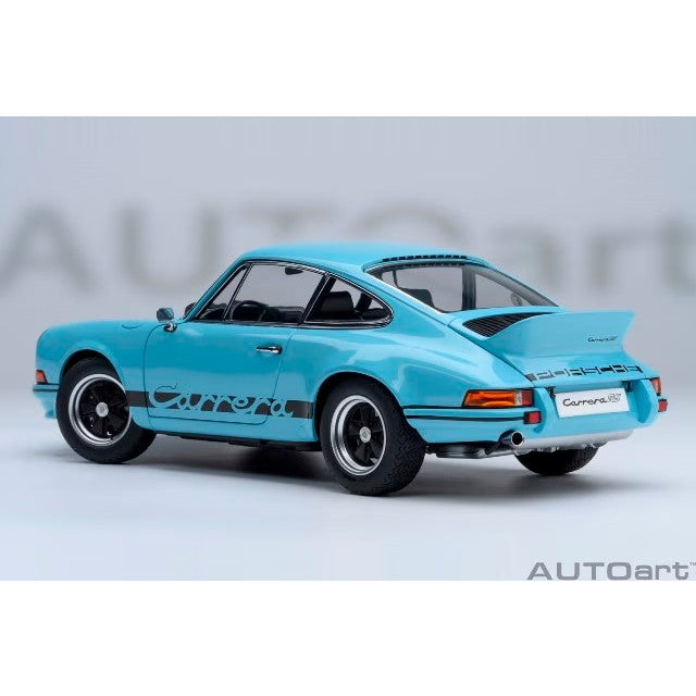 【新品即納】[MDL] オートアート・コンポジットモデルシリーズ 1/18 ポルシェ 911 カレラ 2.7 RS(ガルフブルー×ブラック・ストライプ) 完成品 ミニカー(78032) AUTOart(オートアート)(20250531)
