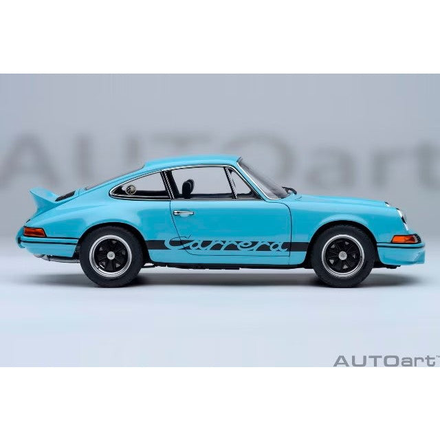 【新品即納】[MDL] オートアート・コンポジットモデルシリーズ 1/18 ポルシェ 911 カレラ 2.7 RS(ガルフブルー×ブラック・ストライプ) 完成品 ミニカー(78032) AUTOart(オートアート)(20250531)