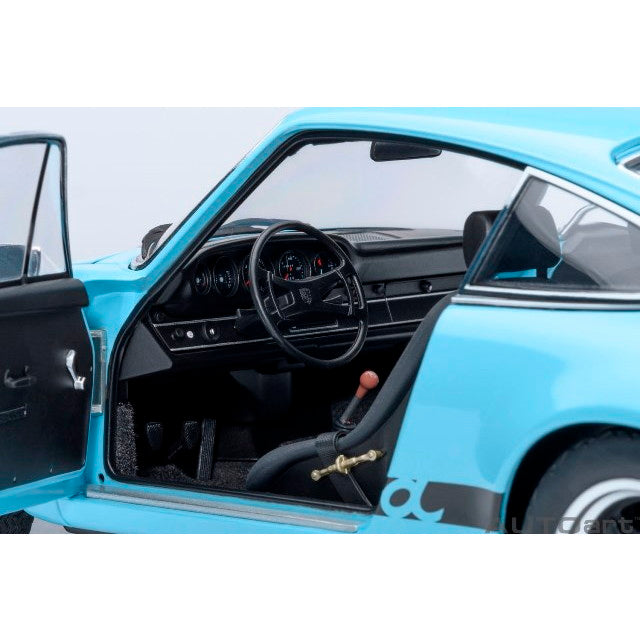 【新品即納】[MDL] オートアート・コンポジットモデルシリーズ 1/18 ポルシェ 911 カレラ 2.7 RS(ガルフブルー×ブラック・ストライプ) 完成品 ミニカー(78032) AUTOart(オートアート)(20250531)