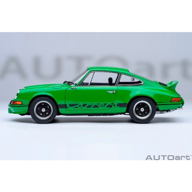 【新品即納】[MDL] オートアート・コンポジットモデルシリーズ 1/18 ポルシェ 911 カレラ 2.7 RS(バイパー グリーン×ブラック・ストライプ) 完成品 ミニカー(78034) AUTOart(オートアート)(20250531)