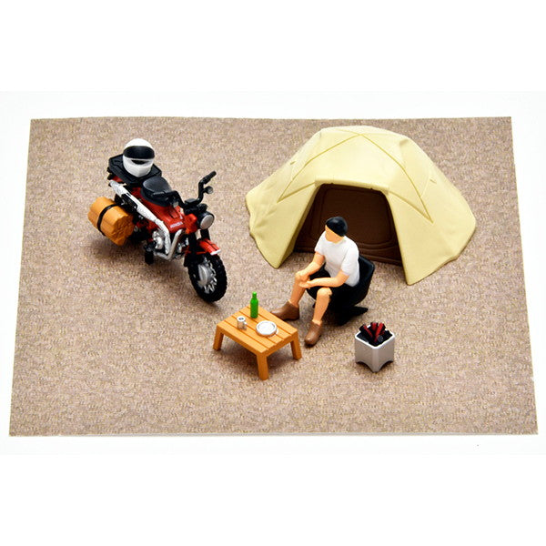 【予約安心出荷】[MDL] トミカリミテッドヴィンテージ ジオコレ64 #カースナップ30a 1/64 ソロキャンプ(ホンダ CT125・ハンターカブ付属) 完成品 ミニカー(334583) TOMYTEC(トミーテック)(2025年9月)