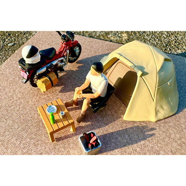 【予約安心出荷】[MDL] トミカリミテッドヴィンテージ ジオコレ64 #カースナップ30a 1/64 ソロキャンプ(ホンダ CT125・ハンターカブ付属) 完成品 ミニカー(334583) TOMYTEC(トミーテック)(2025年9月)