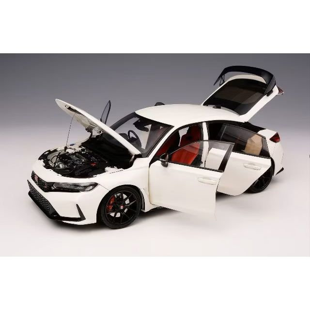 【新品即納】[MDL] 1/18 ホンダ シビック Type R(FL5) CHAMPIONSHIP WHITE(チャンピオンシップホワイト) 完成品 ミニカー(M85301) MOTORHELIX(モーターヘリックス)(20250626)