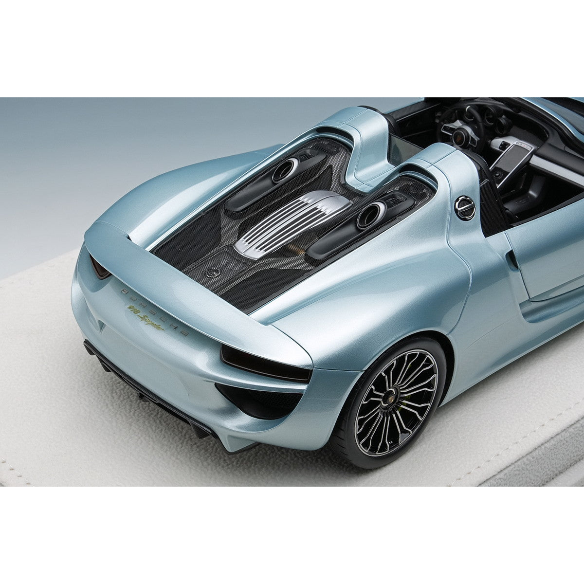 【予約安心出荷】[MDL] 1/18 Porsche 918 Spyder(ポルシェ 918 スパイダー) 2011(リキッドメタルクロームブルー) 完成品 ミニカー(EML045F) EIDOLON(アイドロン)(2025年11月)