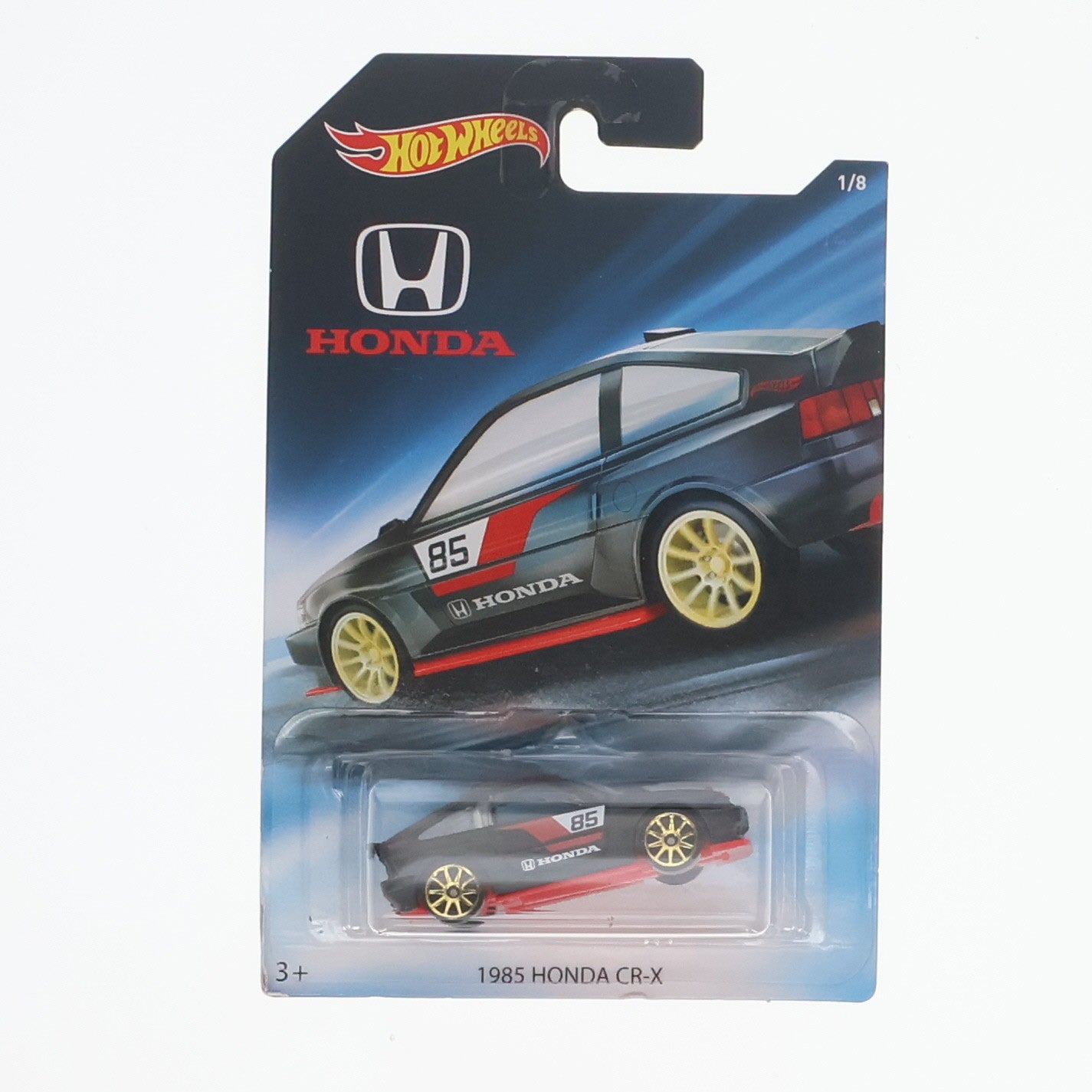 【中古即納】[MDL] Hot Wheels(ホットウィール) HONDA 70th ANNIVERSARY SERIES 1/64 1985 HONDA(ホンダ) CR-X 完成品 ミニカー(FKD23) マテル(20180701)
