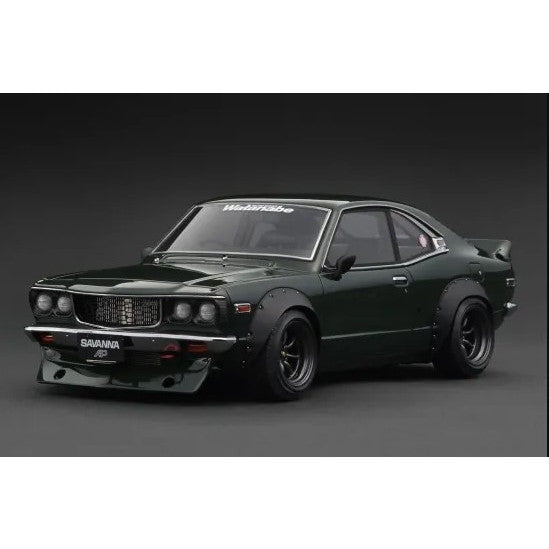 【予約安心出荷】[MDL] 1/18 Mazda Savanna(S124A) Semi Works Green 完成品 ミニカー(IG3729) ignition model(イグニッションモデル)(2025年9月)