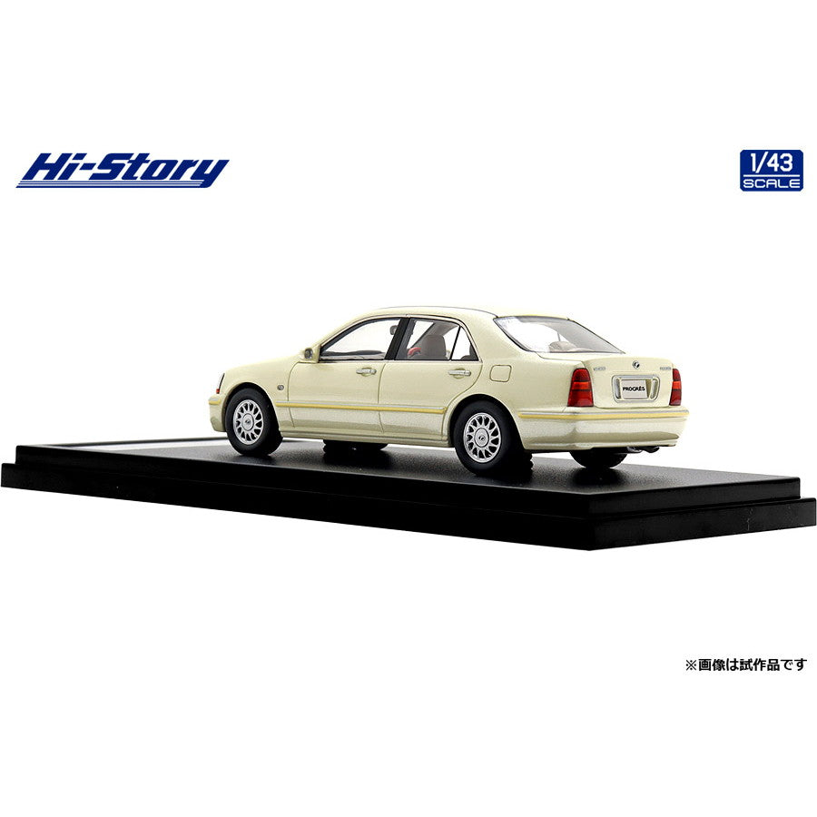 【新品即納】[MDL] ハイストーリーシリーズ 1/43 Toyota(トヨタ) PROGRES(プログレ) NC300(1998) イエローパールマイカ 完成品 ミニカー(HS501YE) ハイストーリー(20250822)