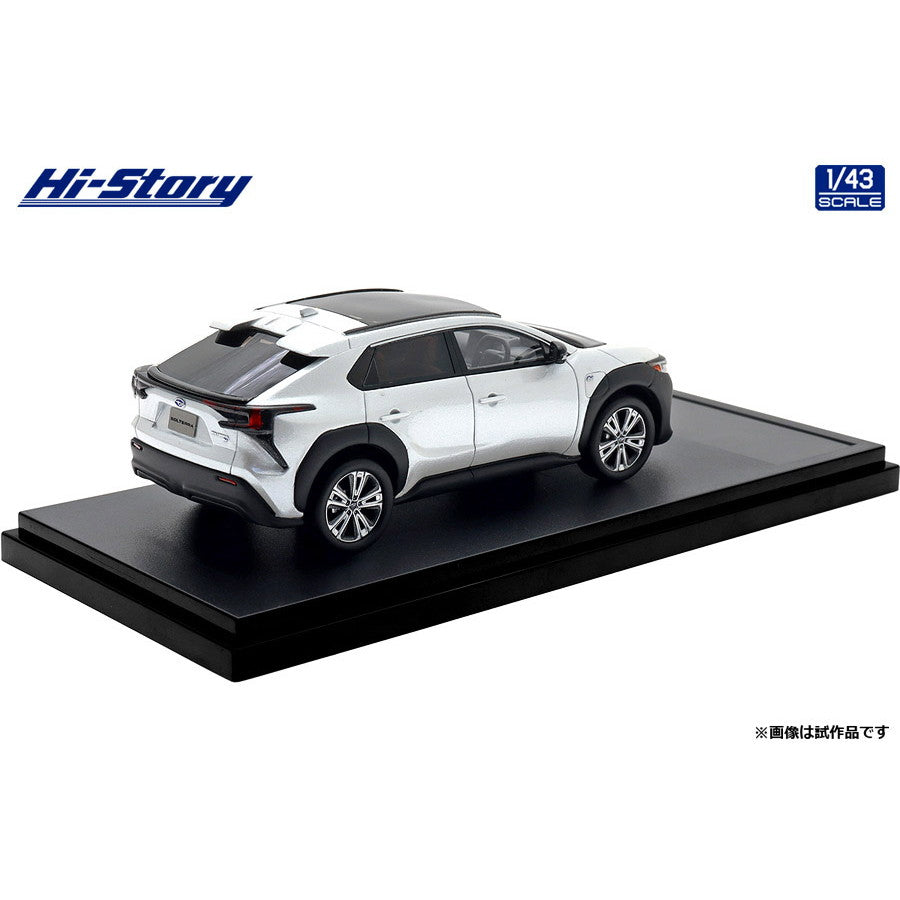 【新品即納】[MDL] ハイストーリーシリーズ 1/43 SUBARU(スバル) SOLTERRA(ソルテラ) ET-HS(2023) プラチナホワイトパールマイカ 完成品 ミニカー(HS503WH) ハイストーリー(20250822)