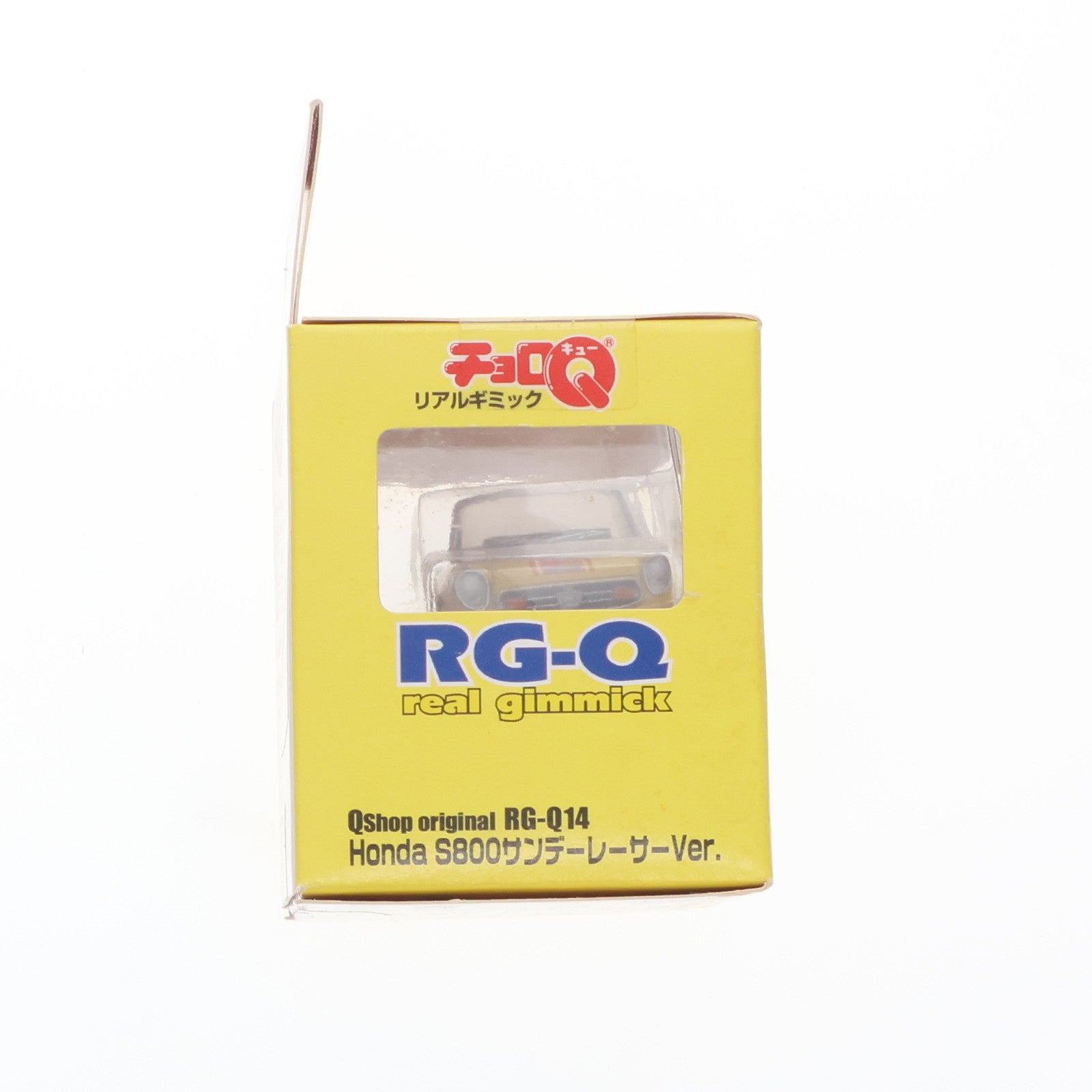 【中古即納】[MDL] Qショップ限定 リアルギミックチョロQ RG-Q14 ホンダ S800 サンデーレーサーVer.(イエロー&レンジ) 完成品 ミニカー タカラ(20040625)