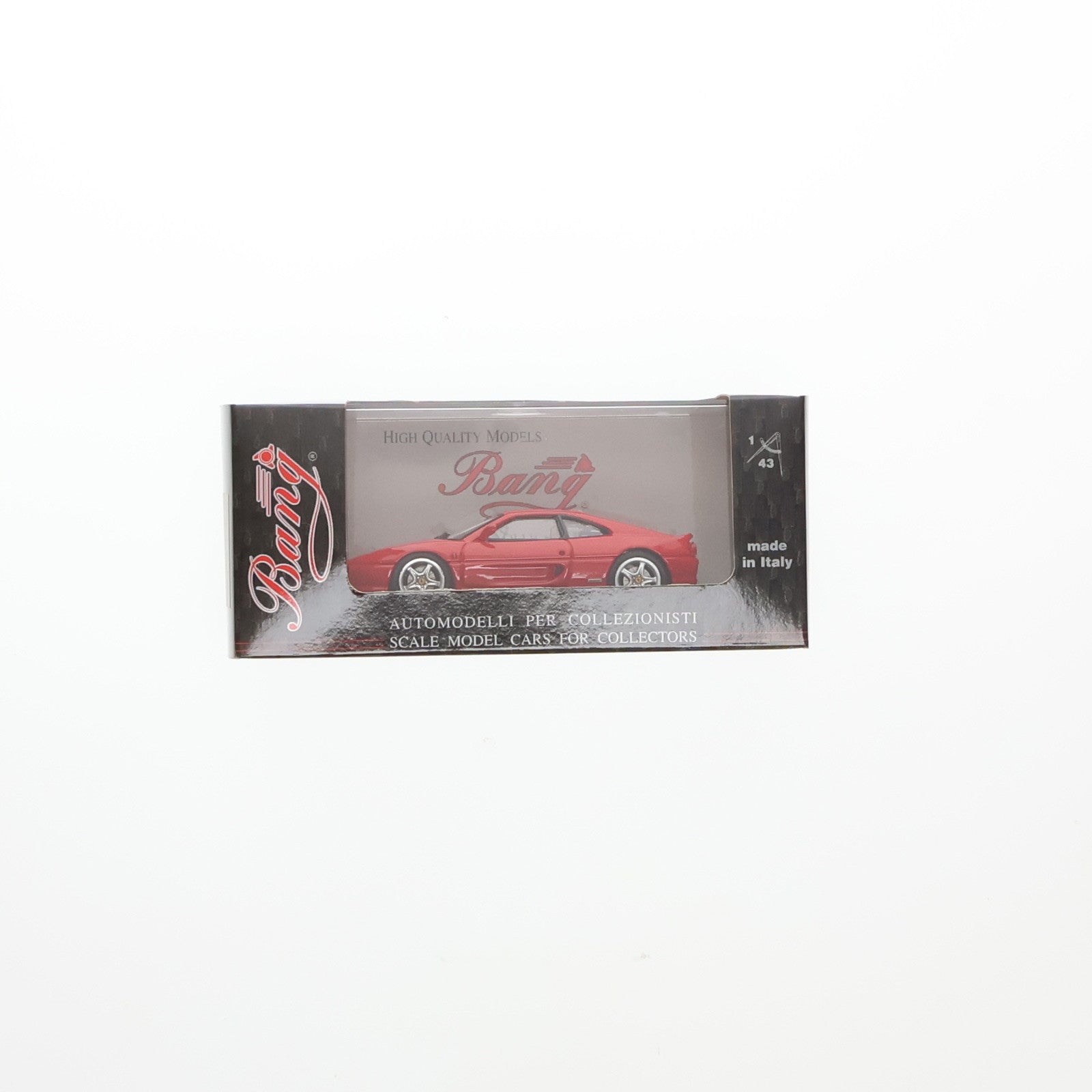 【中古即納】[MDL] 1/43 FERRARI 355 Berlinetta(フェラーリ 355 ベルリネッタ) Street(レッド) 完成品 ミニカー(8025) Bang(バン)(20220328)