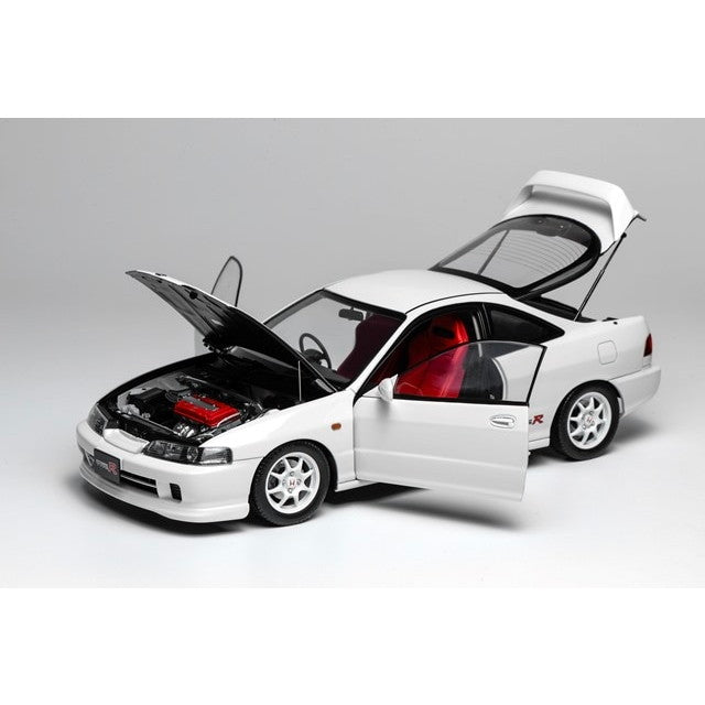 【予約安心出荷】[MDL] 1/18 ホンダ Integra(インテグラ) Type R(DC2) Early Version Championship White 完成品 ミニカー(M85201) MOTORHELIX(モーターヘリックス)(2025年10月)